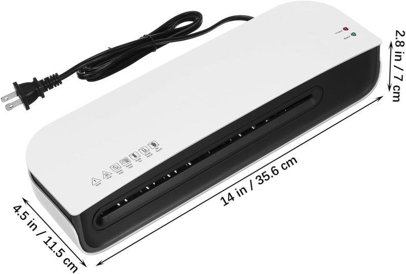 Fast Warm-up Thermal Laminator Photo Laminating Machine for Home Office Compact Personal Laminator with US Plug Efficient Glossy Finish Portable and User-Friendly Design - Image 2