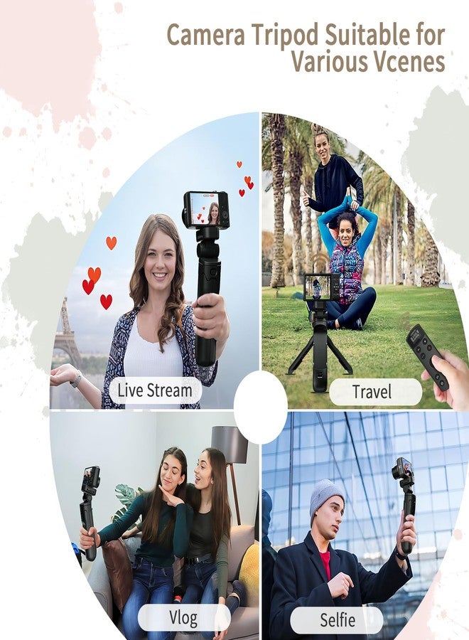AODELAN Mini Shooting Grip and Tripod with Wireless Remote Shutter (Black) (for Sony) - Image 4