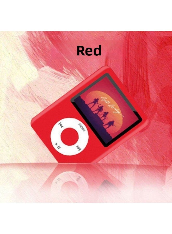 MP3 Player - MP3 Player for Students Learning - Red can be inserted into the card, 16g - Portable Walkman, English Dictionary, Music Player, Exam Listening, E-book Reader, School Study Aid - Image 1