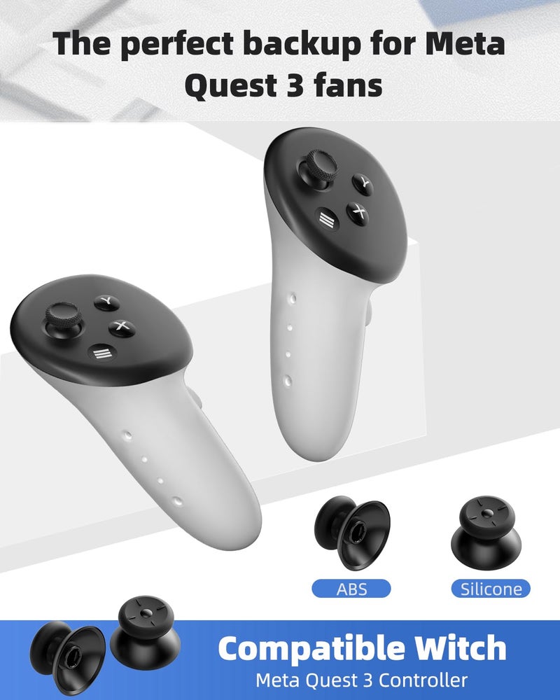 OLCLSS Joystick Replacement Kit for Oculus Quest 2 Controller, OLCLSS Accessories for Oculus Quest 2 Controller and Meta Quest 2 Controller (2-in-one) - Image 3