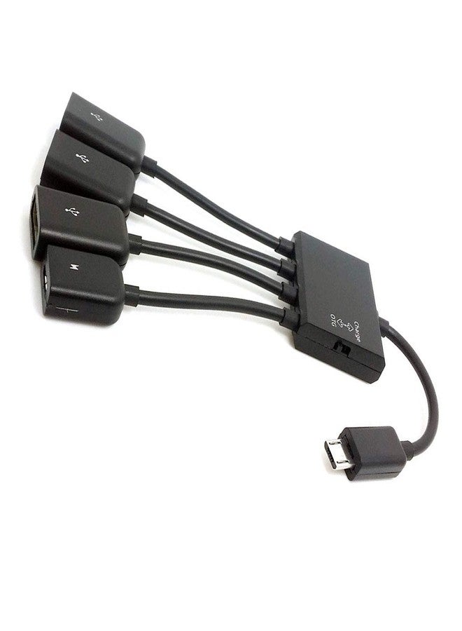 chenyang Micro USB Host OTG 3 Port Hub Adapter Cable with Power for Galaxy S5 i9600 Note3 N9000 Cell Phone & Tablet - Image 1