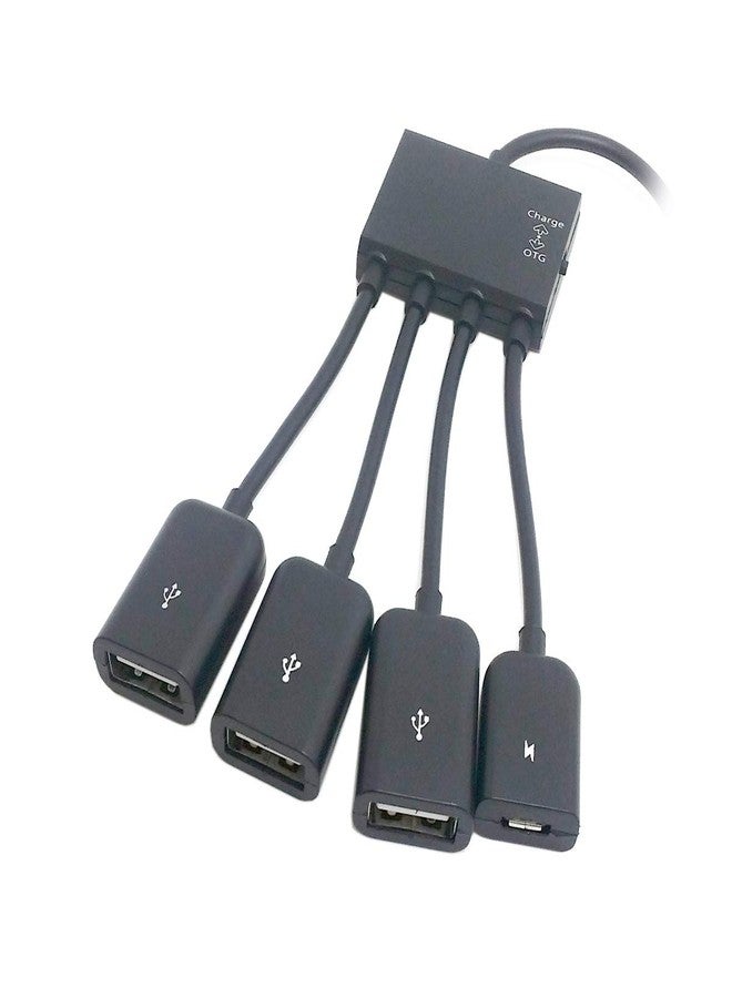 chenyang Micro USB Host OTG 3 Port Hub Adapter Cable with Power for Galaxy S5 i9600 Note3 N9000 Cell Phone & Tablet - Image 4