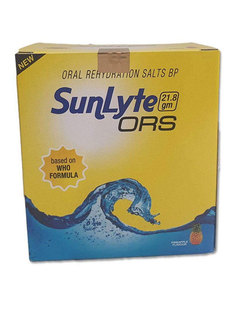 Sunlyte Ors Pineapple Flvr Sachets 21.8 Gm 10S