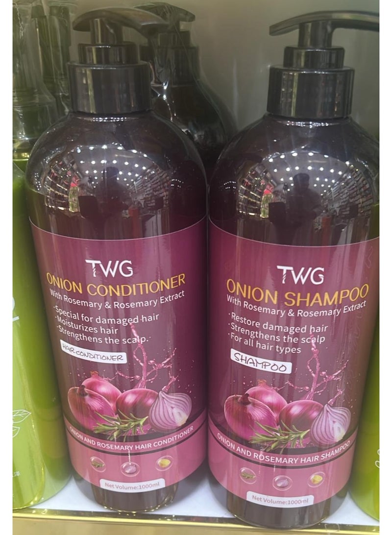 TWG Onion Shampoo and Conditioner Set
