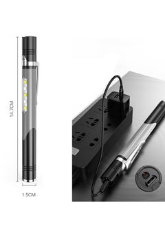 KASTWAVE Rechargeable LED Pen Light 2-Pack with COB Light - 4 Modes, Super Bright 500 Lumens Pocket Flashlight, Waterproof, Ideal for Indoor, Outdoor, Work, Repair, Emergency, Nurses, and Doctors  - Image 2