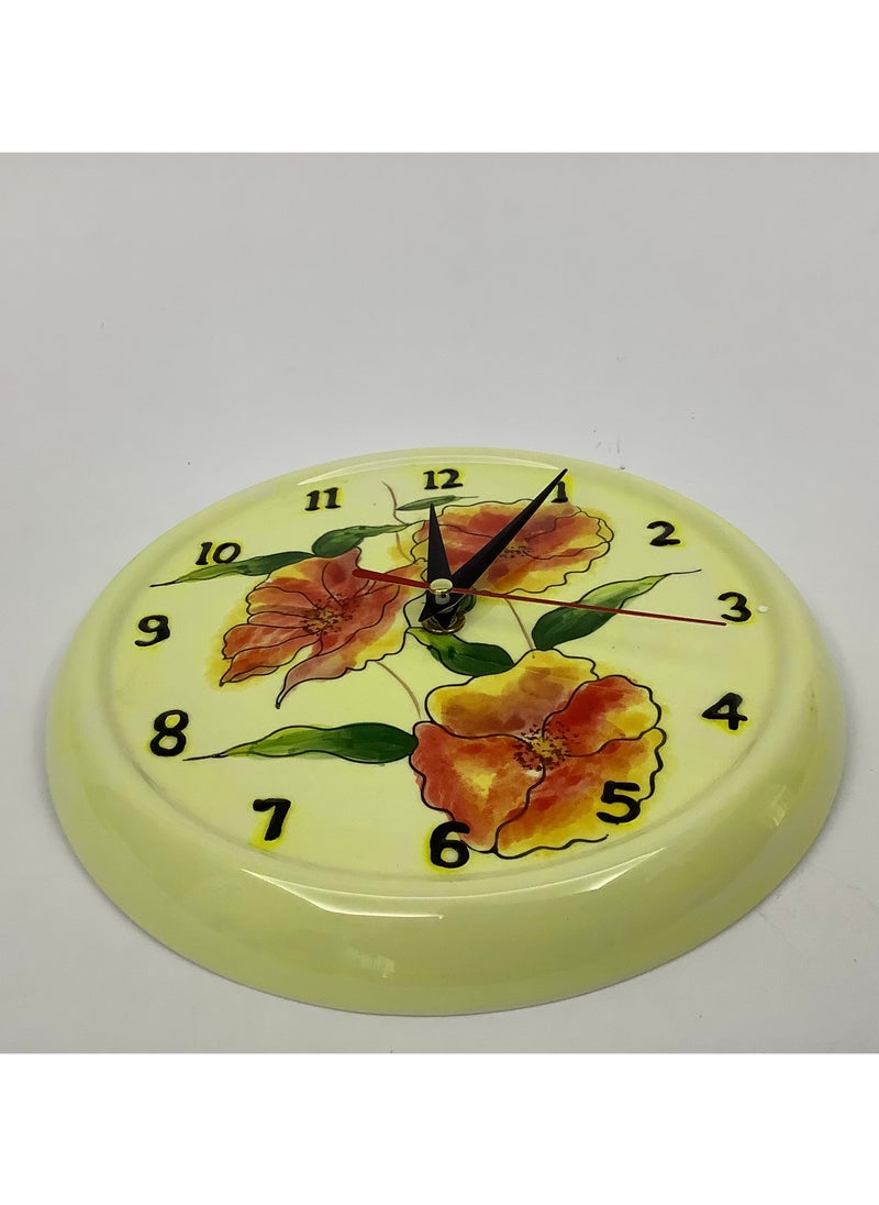 Generic - Fancy Ceramic Drum Wall Clock - Image 1