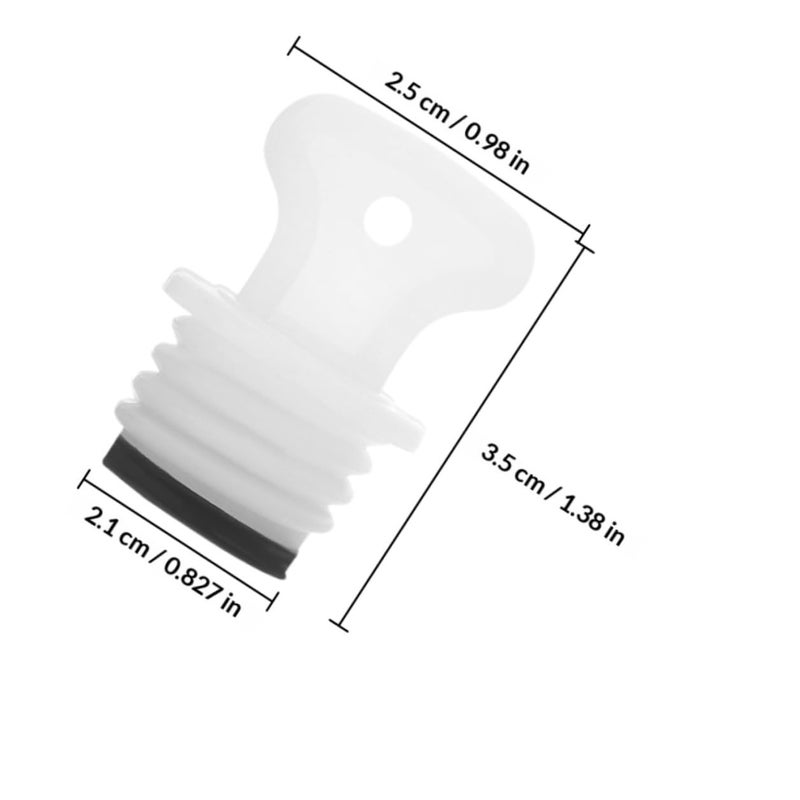 5pcs 21mm Hot Water Bottle Replacement Plug and Lid Leakproof Safety Cap for Hot Cold Therapy - Image 3