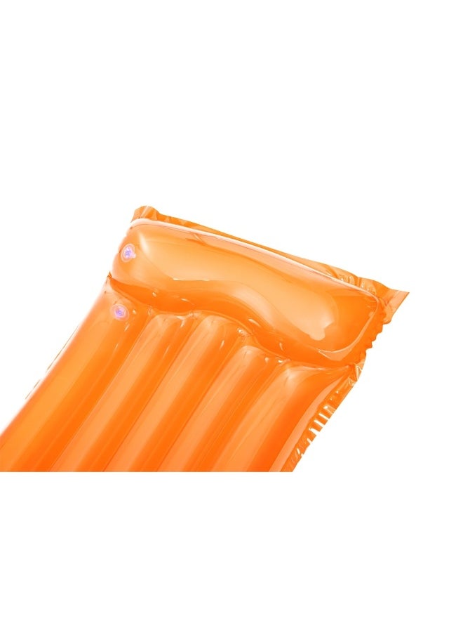 Bestway Bestway - Inflatable Transparent Airbed Deluxe Comfort 183x76 cm - Orange - 44013  - Image 2
