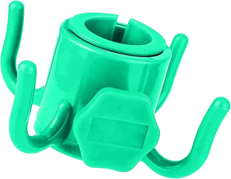 خطاف مظلة الشاطئ الأخضر لتعليق المناشف والقبعات والملابس وكاميرا ومعدات التخييم - Image 1