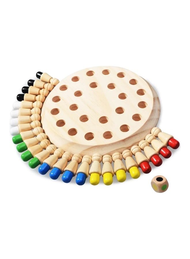 24-Piece Matchstick Chess Game Set  - Image 1