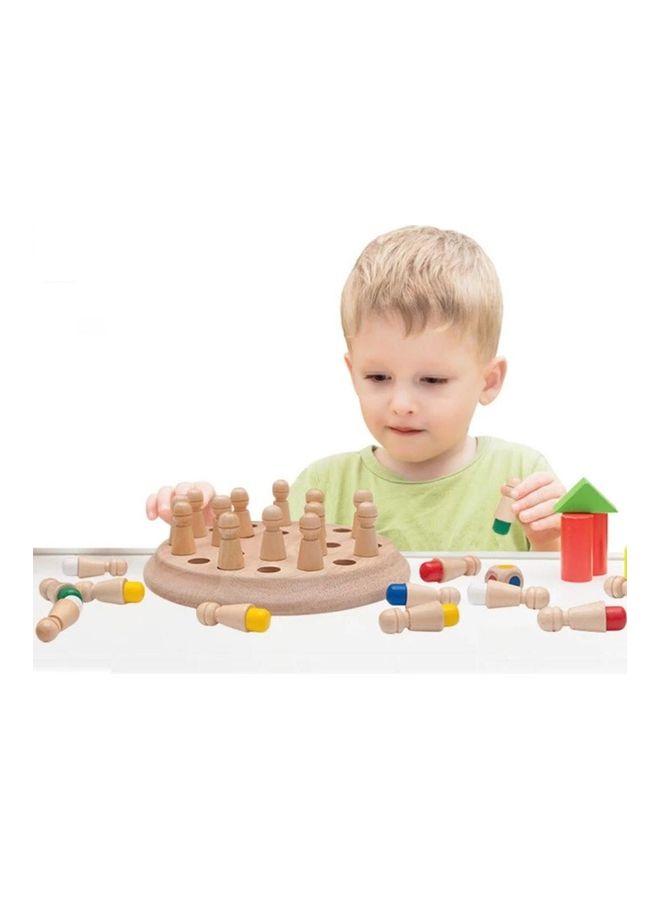 24-Piece Matchstick Chess Game Set  - Image 2