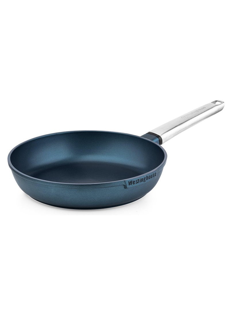 Westinghouse Westinghouse Performance Series 28cm Non-Stick Fry Pan Cast Aluminum with QuanTanium Coating Induction & Oven Safe Cool-Touch Stainless Steel Handle - Blue  - Image 1