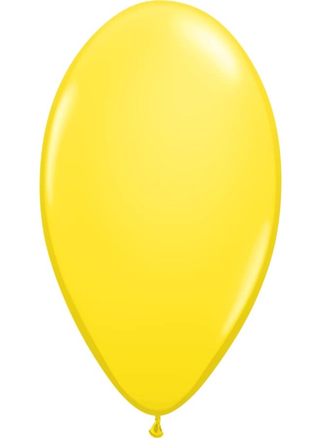 Qualatex Pioneer Balloon Company 100 Count Latex Balloon, 11", Yellow - Image 1