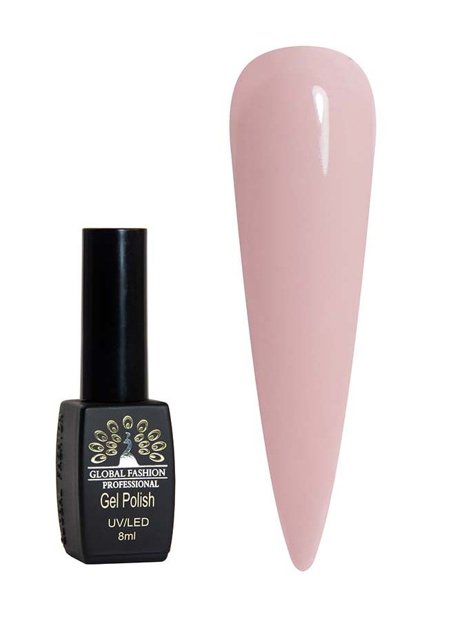 GLOBAL FASHION Black Elite Gel Polish  132 Colors Of Long-Lasting Elegance - 8Ml  239  - Image 1