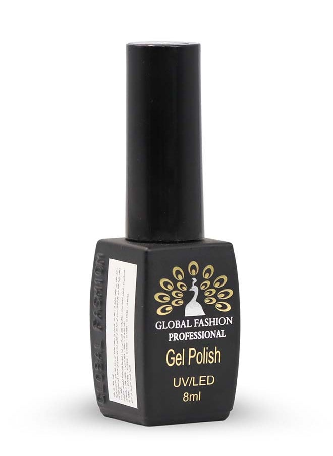 GLOBAL FASHION Black Elite Gel Polish  132 Colors Of Long-Lasting Elegance - 8Ml  239  - Image 4