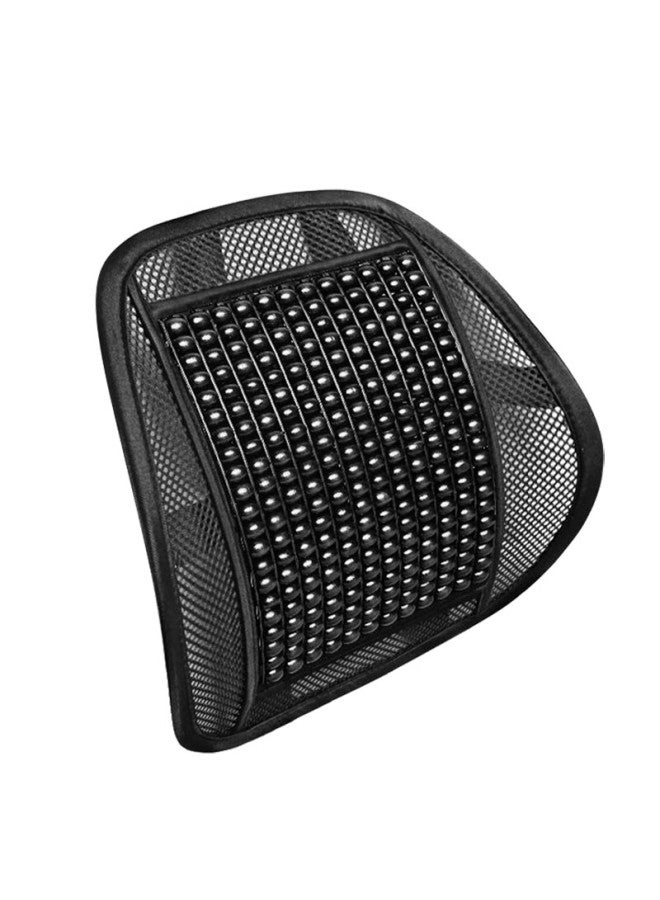 DiGallen Digalun Massage Wooden Bead Car Lumbar Support, Breathable Summer Car Seat Back Cushion, Office Lumbar Pillow - Image 5