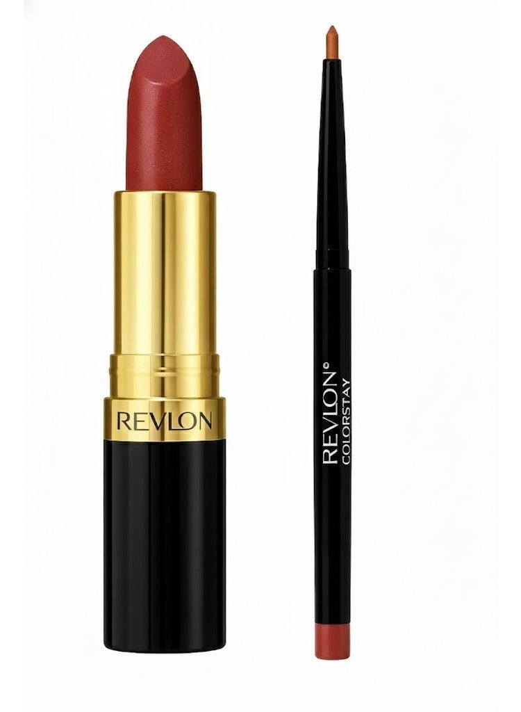 Revlon Timeless Raisin Duo – Lipstick & Liner Set - Image 1