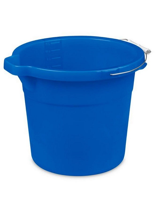 ستيريليت دلو بفوهة مزدوجة، وهيكل متين خالي من مادة البسفينول، باللون الأزرق سعة 12 لترًا 11231C12 - Image 1