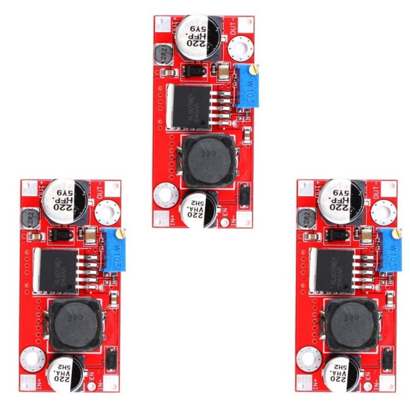 XL6009 Boost Buck Converter Module 3pc High Efficiency Adjustable Voltage Regulator - Image 2