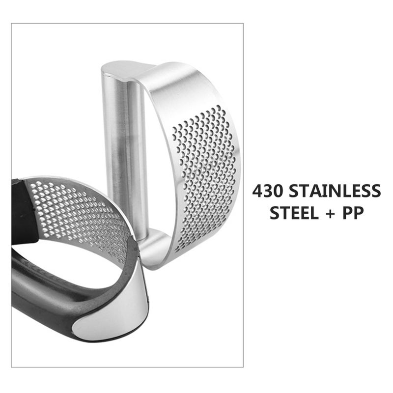 Food Grade Mini Stainless Steel Kitchen Garlic Press Annular Manual Ginger And Garlic Masherarlic press - Image 2