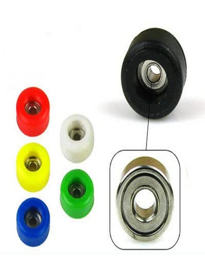 SPITBOARDS® Fingerboard Bearing Wheels, CNC Polyurethane, Set of 4, Red - Image 2