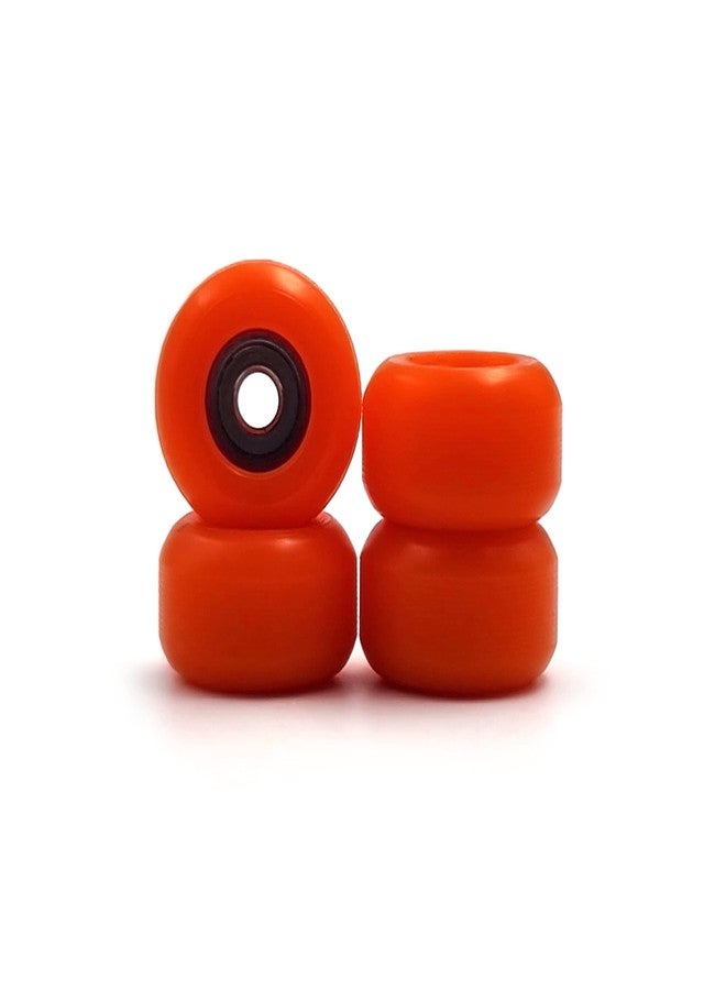 SPITBOARDS® Fingerboard Bearing Wheels, CNC Polyurethane, Set of 4, Red - Image 1