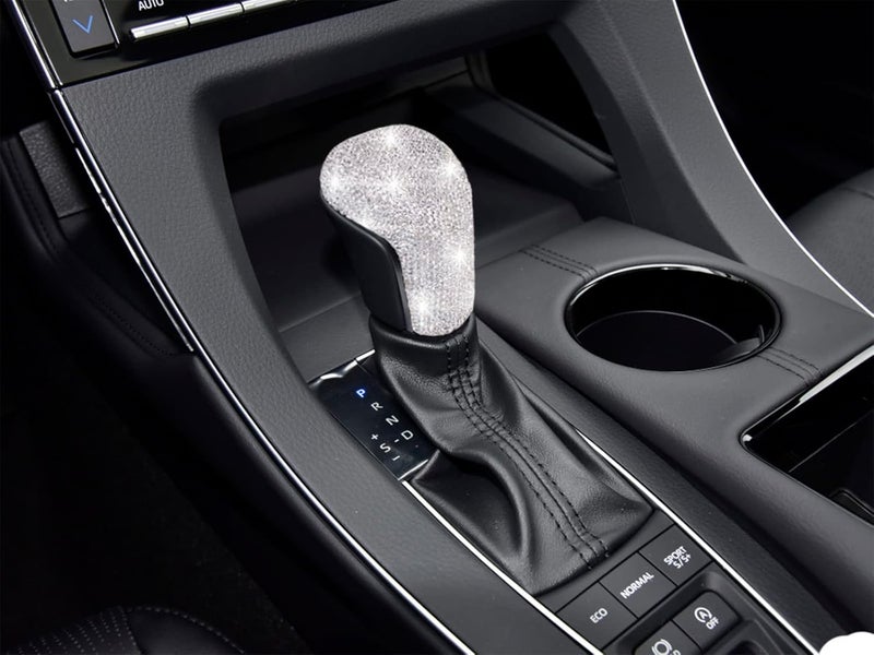 CONGCONG Bling Crystal Gear Shift Cover for Toyota Camry 2018-2023 & Carola 2020-2023 - Image 4