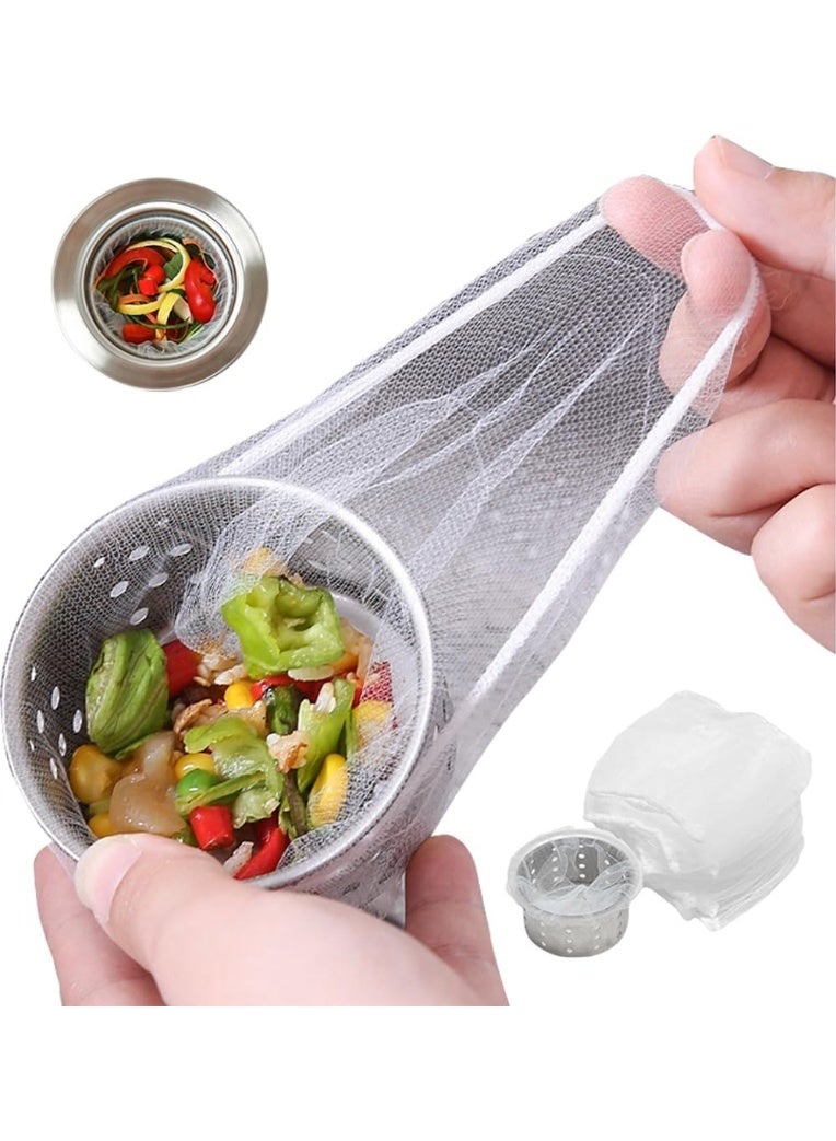 400 pieces disposable kitchen sink strainer bags, mesh bags that fit the sink strainer to collect food scraps in the kitchen - Image 1