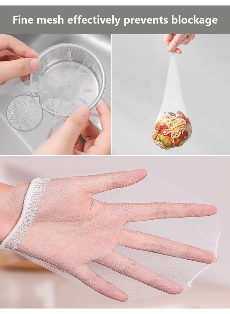 400 pieces disposable kitchen sink strainer bags, mesh bags that fit the sink strainer to collect food scraps in the kitchen - Image 4