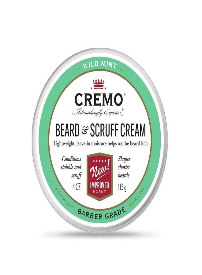Cremo One-for-All Beard & Scruff Cream, Mint Blend, 4 Ounce (Pack of 2) - Image 1