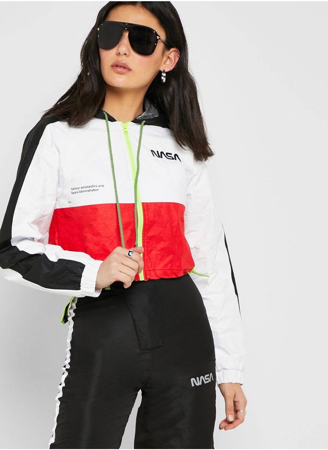 Forever 21 nasa on sale windbreaker