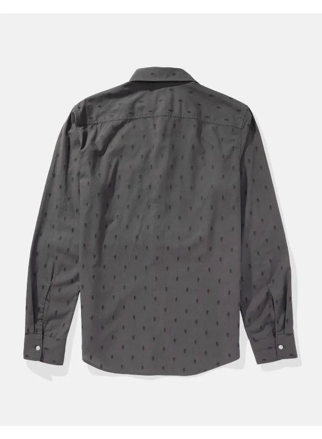 امريكان ايجل AE Printed Slim Fit Everyday Button-Up Shirt