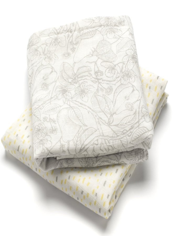 Storksak Muslin Swaddle Blankets Two-Pack, Mixed Print - Image 2
