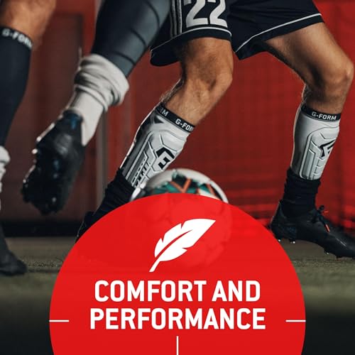 G-Form Pro-S Vento Soccer Shin Guard - Machine-Washable Performance Shin Guards - Flexible SmartFlex Pads - Lightweight, Low-Profile Soccer Gear - White, Adult Large - Image 4