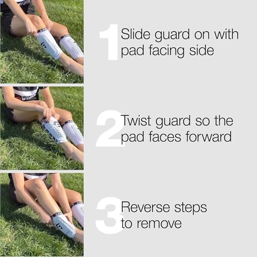 G-Form Pro-S Vento Soccer Shin Guard - Machine-Washable Performance Shin Guards - Flexible SmartFlex Pads - Lightweight, Low-Profile Soccer Gear - White, Adult Large - Image 2