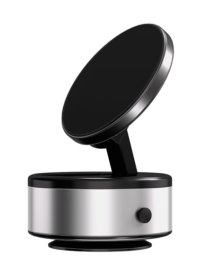 Green Tiger Magnetic Suction Phone Holder for Car, Mirror, Gym - Foldable Magnetic Car Cell Phone Holder - Compatible with Metal and Glass Surface (silver) - Image 1