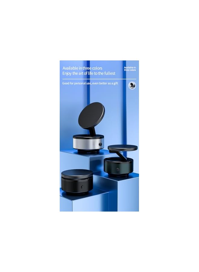 Green Tiger Magnetic Suction Phone Holder for Car, Mirror, Gym - Foldable Magnetic Car Cell Phone Holder - Compatible with Metal and Glass Surface (silver) - Image 5