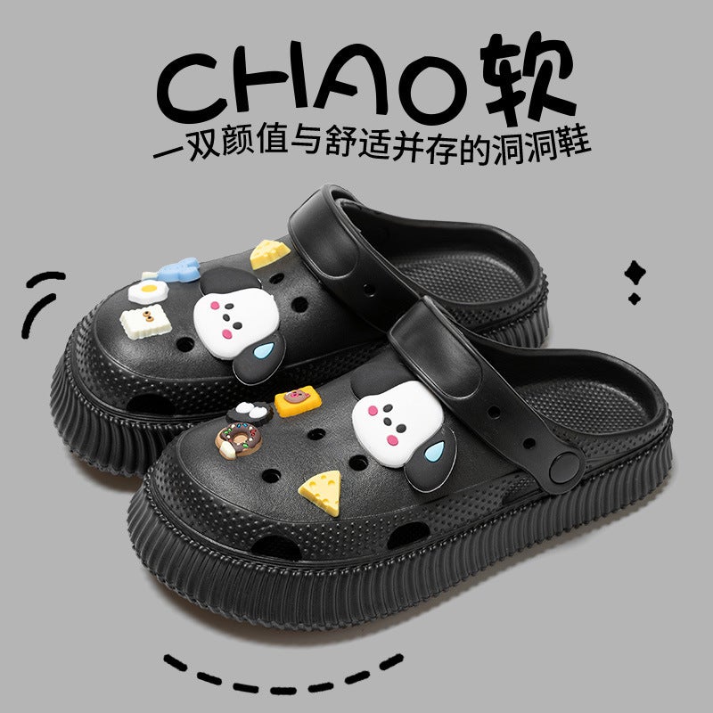 Croc Shoes For Girls, Outer Wear For Couples, Baotou Slippers, Women'S Sandals, Women'S Home Shoes, Women'S Sandals, Men'S Clogs, Men'S Clogs - Image 5