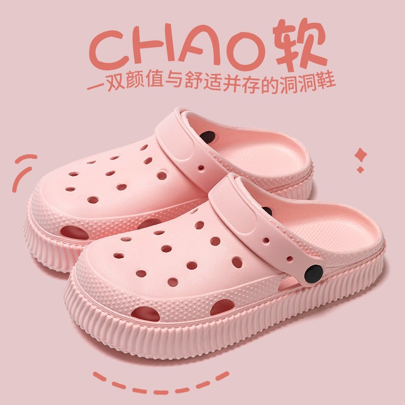 Croc Shoes For Girls, Outer Wear For Couples, Baotou Slippers, Women'S Sandals, Women'S Home Shoes, Women'S Sandals, Men'S Clogs, Men'S Clogs - Image 1