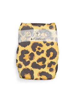 PureBorn Organic Bamboo Tape Style Diapers Size 4 6-12 Months Eco-Friendly Nappies With Wetness Indicator 48 Diapers  - Image 3