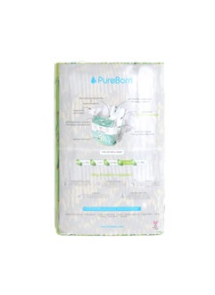 PureBorn Organic Bamboo Tape Style Diapers Size 4 6-12 Months Eco-Friendly Nappies With Wetness Indicator 48 Diapers  - Image 2