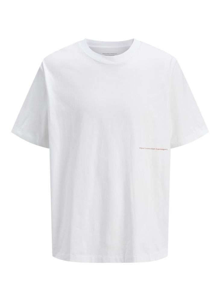JACK & JONES Jorporto Pattern Crew Neck T-Shirt  - Image 5
