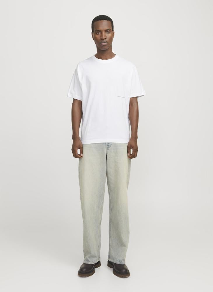JACK & JONES Jorporto Pattern Crew Neck T-Shirt  - Image 4