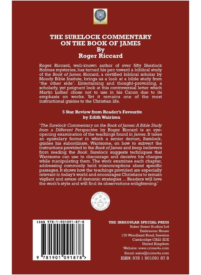 The Surelock Commentary on the Book of James: A Bible Study From A Different Perspective  - Image 2