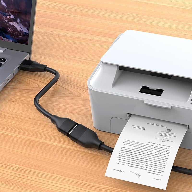 كابل نقل بيانات USB 2.0 عالي السرعة، سلك شحن طاقة، أطوال متعددة من 12 سم إلى 500 سم، مناسب للطابعة، لوحة المفاتيح، كابل تمديد USB - Image 2