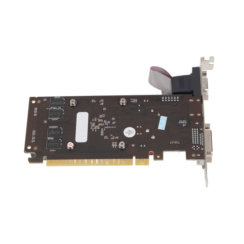 بطاقة رسوميات GT610 ذاكرة 1 جيجابايت DDR3 تدعم واجهات DVI و VGA وواجهات الوسائط المتعددة العالية الدقة، بطاقة رسوميات ألعاب 64 بت مع مروحة تبريد هادئة - Image 5