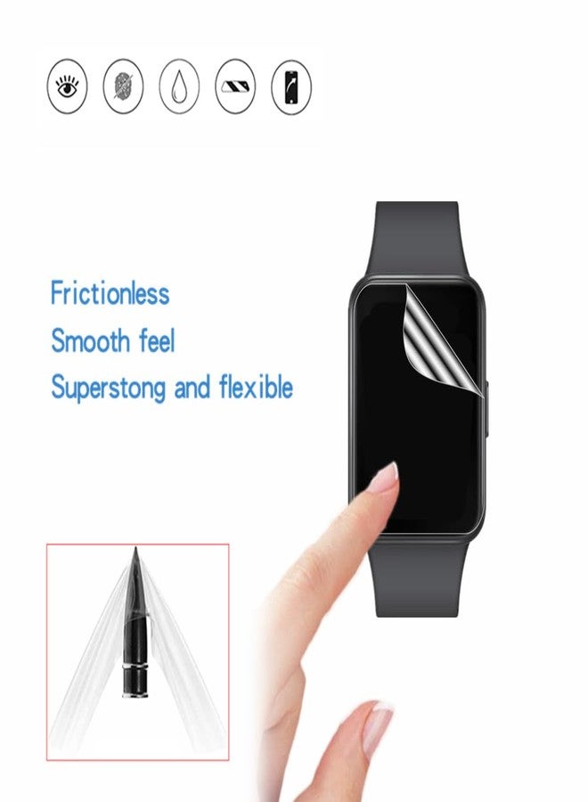 MIHENCE Screen Protector Compatible for Samsung Galaxy FIT 3 Watch, HD Full Coverage TPU Protective Film for Fit 3 Activity Tracker (6PCS), transparent - Image 5