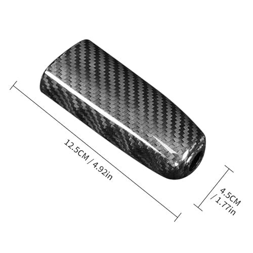 BLAKAYA Compatible with Ford Mustang 20152023 Carbon Fiber Handbrake Cover Set Automotive Shift Lever Protection Case Decoration Black - Image 3