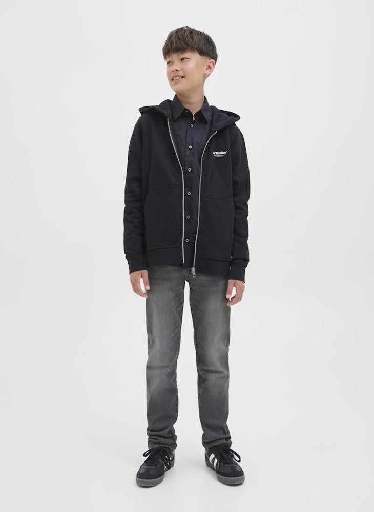 Jack & Jones Junior Kids Jjichris Jjoriginal SQ 903 Straight Fit Jeans - Image 5