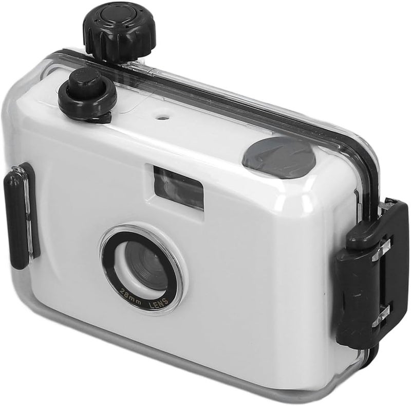 Retro 35mm Reusable Film Camera Black White Waterproof For Snorkeling Swimming - Image 3